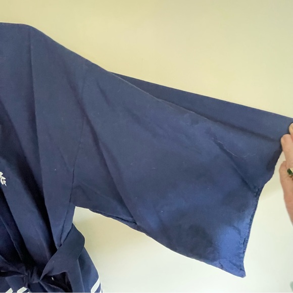 Vintage Gypsy The Clothing Collection of Pier 1 Japanese Print Kimono  Free Size - Picture 8 of 11